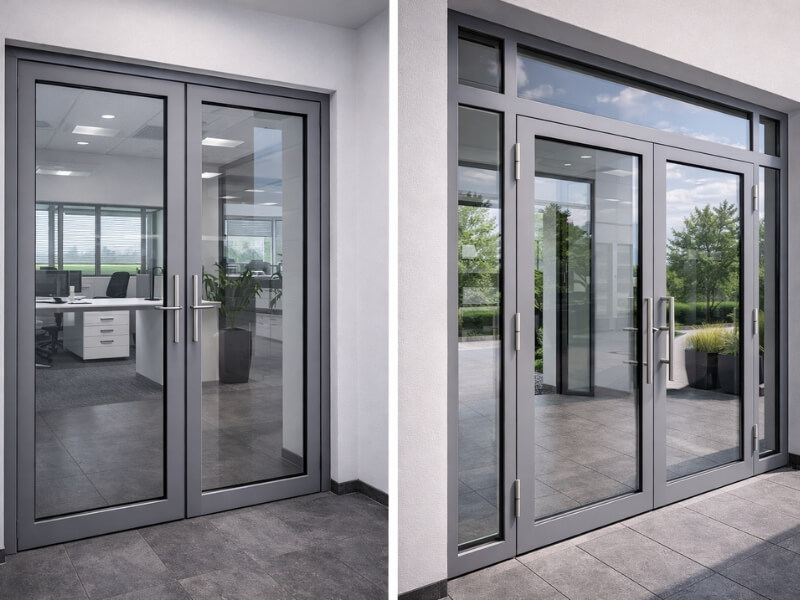 Innen- und Außentüren (Aluminium)